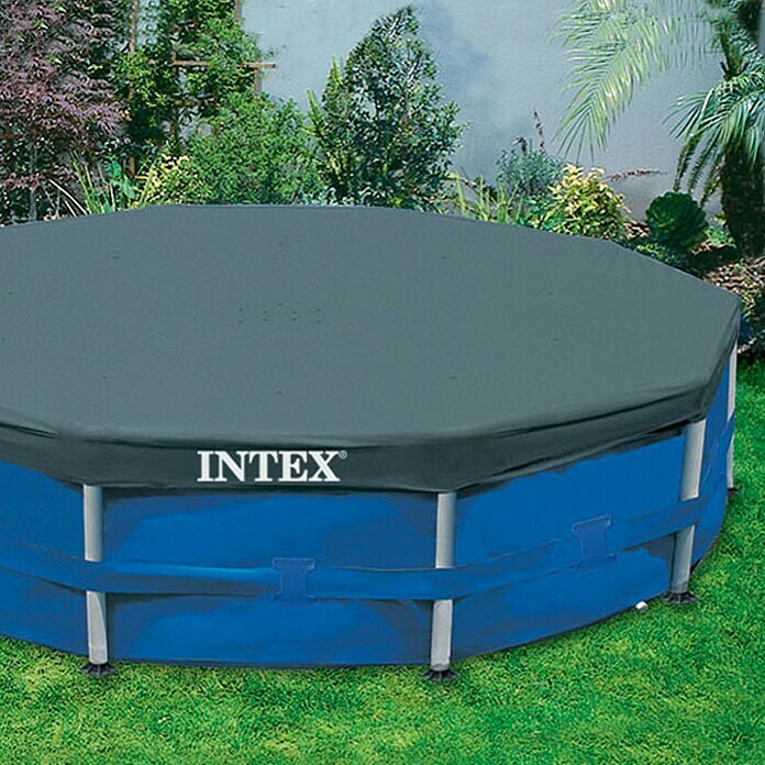 Intex Abdeckplane Frame PoolDurchmesser: 366 cm, Geeignet für: Frame Pool Mood Shot