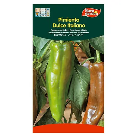 Euro Garden  Semillas de vegetales Pimiento dulce italiano