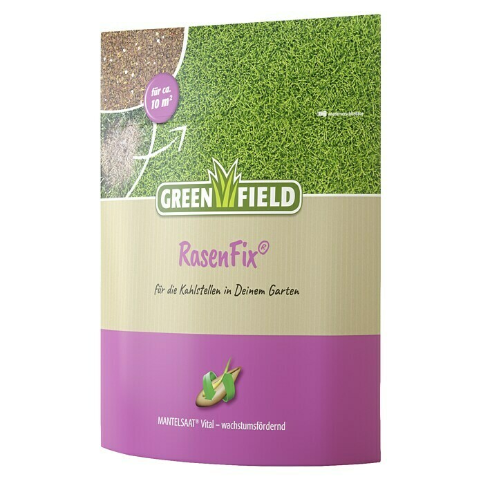 Greenfield Nachsaat-Rasen RasenFix1,5 kg, 10 m² Front View