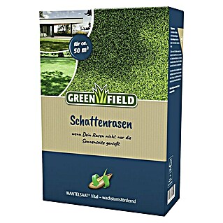Greenfield Rasensamen Schattenrasen (1 kg, 50 m²)