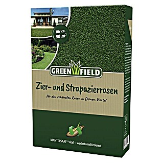 Greenfield Rasensamen Zier- und Strapazierrasen (1 kg, 50 m²)