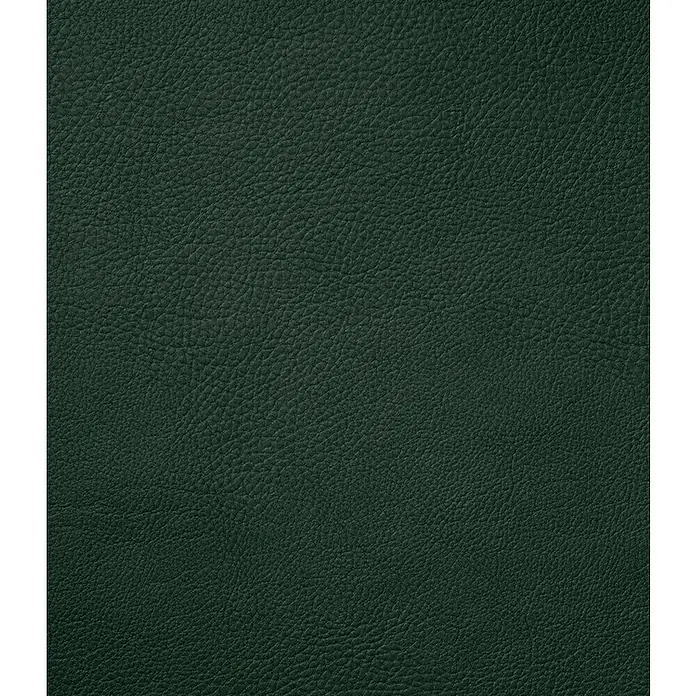 Tisch-Set Monaco - Jungle Green, 45 x 30 cm - Nahaufnahme von dunkelgrünem Leder mit feiner Narbung, ideal für Möbelbezüge oder Accessoires. Die Textur verleiht dem Material Tiefe und Charakter.