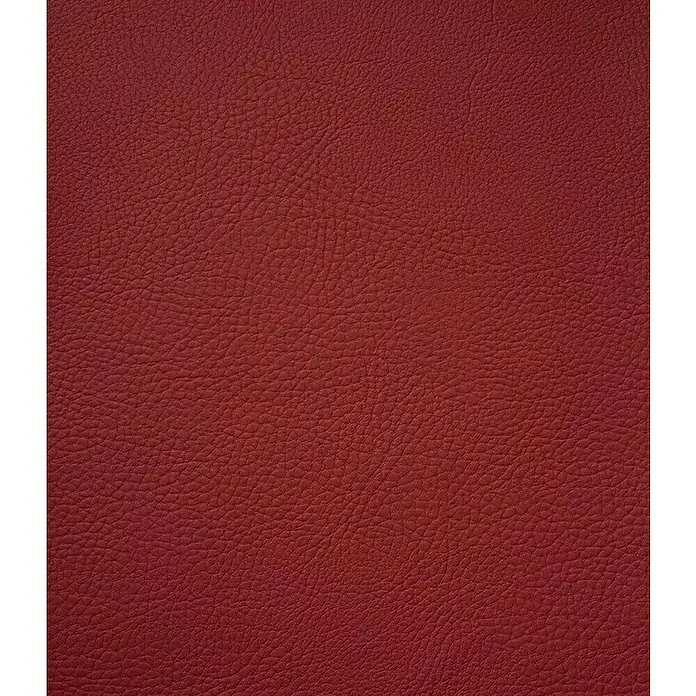 Tisch-Set Monaco - Red, 45 x 30 cm - Nahaufnahme von hochwertigem, bordeauxrotem Leder mit feiner Narbung, ideal für Möbel und Accessoires.