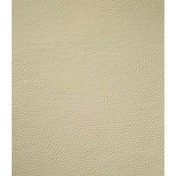 Tisch-Set Monaco - Sand, 45 x 30 cm - Nahaufnahme von cremefarbenem Leder mit feiner Narbenstruktur, ideal für hochwertige Möbel und Accessoires.
