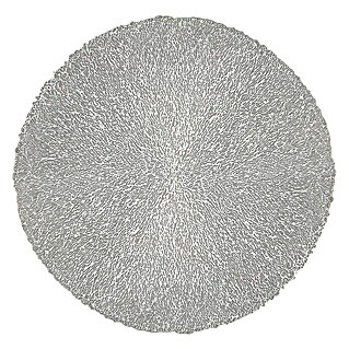 Tisch-Set (Silber, Durchmesser: 38 cm)