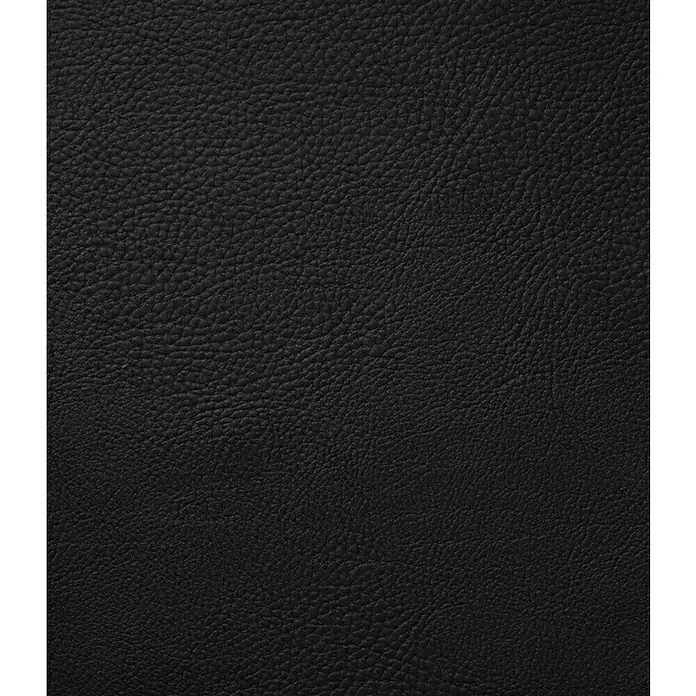 Tisch-Set Monaco - Black, 45 x 30 cm - Nahaufnahme von schwarzem Leder mit feiner Narbung, ideal für Hintergründe und Texturen.\n