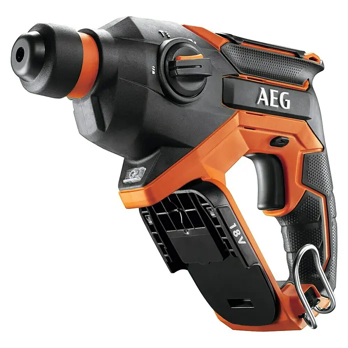 AEG Pro 18V Akku-Kombihammer BBH18C-0 - 18 V, Ohne Akku, 1,5 J - AEG Akku-Bohrhammer mit schwarzem und orangefarbenem Design, ideal für schwere Bohrarbeiten mit hoher Leistung und langer Lebensdauer.
