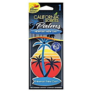 California Scents Lufterfrischer Palms Paper (Newport New Car, 30 Tage)