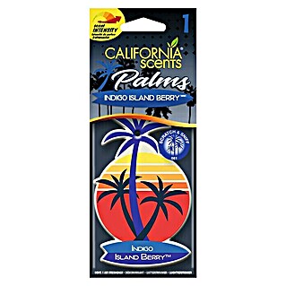 California Scents Lufterfrischer Palms Paper (Indigo Island Berry, 30 Tage)