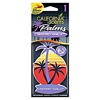 California Scents Lufterfrischer Palms Paper (Monterrey Vanilla, 30 Tage)