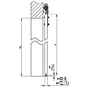 Valcomp by Mantion Schiebetürbeschlag Rocline (200 cm, Traglast: 100 kg) | BAUHAUS