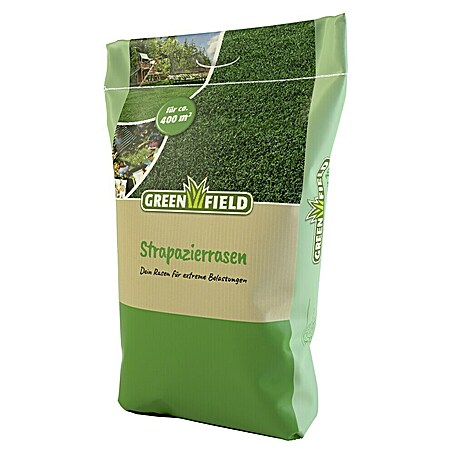 Greenfield Rasensamen Strapazierrasen (10 kg, 400 m²)