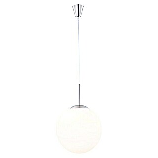 Globo Lámpara colgante LED Opal (60 W, Ø x Al: 30 x 180 cm, Níquel, E27)