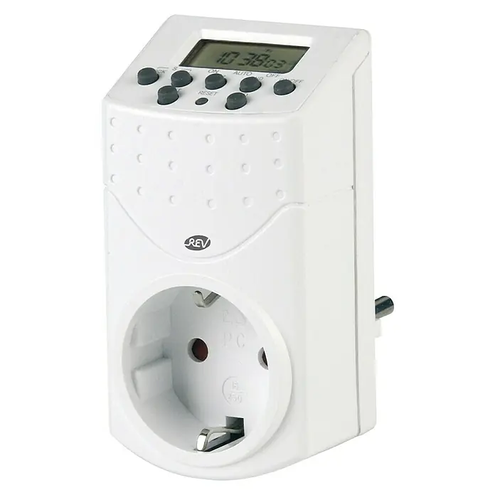 Temporizador - Digital, Potencia de conexión máx.: 1.800 W - Temporizador de enchufe digital REV para el control automático de aparatos eléctricos.