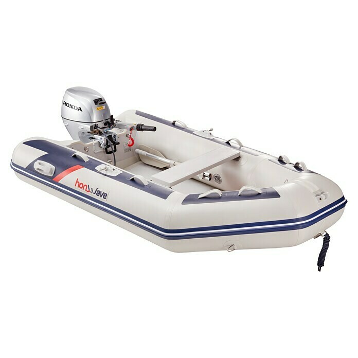 Honda Marine Schlauchboot T27-IE3L x B: 267 x 153 cm, Geeignet für: 3+1 Personen, Nutzlast: 664 kg Diagonal View