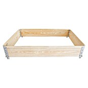 Gardol Hochbeetumrandung (120 x 80 x 20 cm, Holz, Natur)
