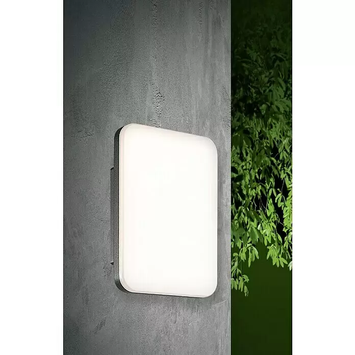 Starlux LED-Außenwandleuchte - 10 W, 149 x 83 x 216 mm, Dunkelgrau, IP54 - Detailaufnahme