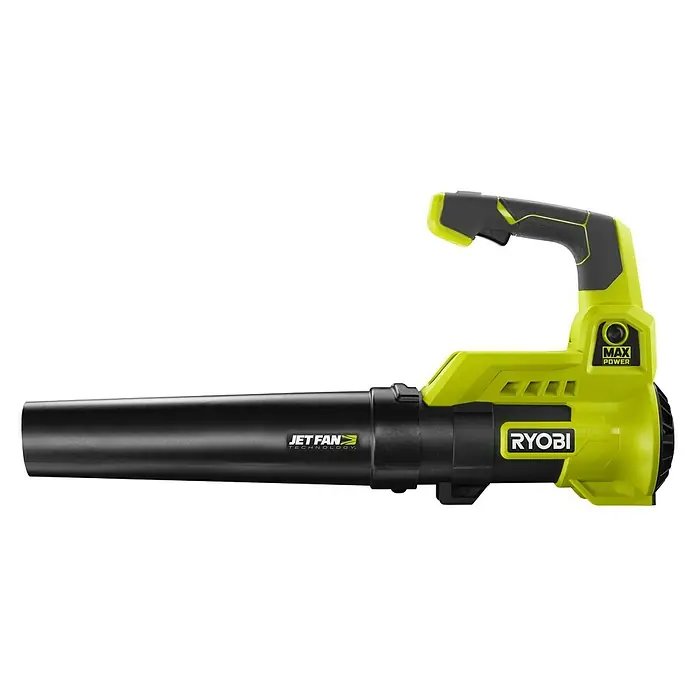 Ryobi Akku-Laubbläser RY36BLA-0 - 36 V, Ohne Akku, Blasgeschwindigkeit: 152 km/h, Blasleistung: 14,86 m³/min - Ryobi Akku-Laubbläser mit Jet Fan Technologie für maximale Leistung und effizientes Laubblasen im Garten.