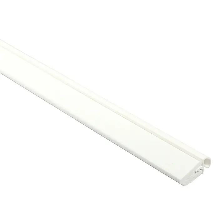 Primo Zargenleiste - Weiß, 2,2 m x 15 mm x 9 mm - Weißes Dichtungsprofil für Fenster und Türen, sorgt für Isolation und verhindert Zugluft. Perfekt für Heimwerkerprojekte und Renovierungen.