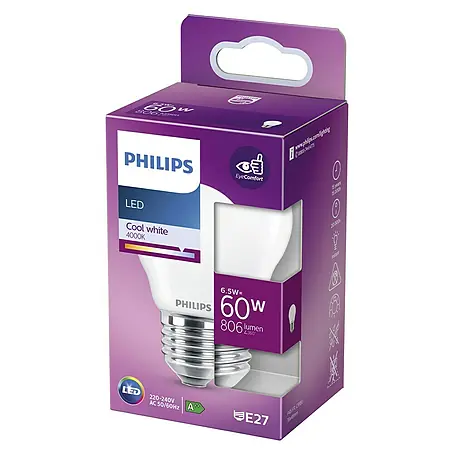 Philips  LED-Lampe Tropfen CW