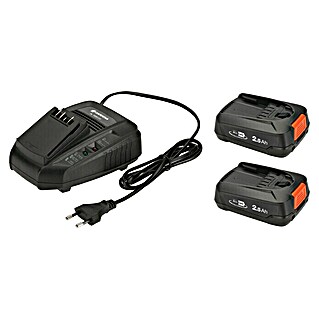 Gardena Starter-Set P4A 2 x PBA 18V/45 + AL 1830 CV (18 V, 2,5 Ah, 2 Akkus)