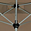 Doppler Active Marktschirm Auto Tilt (Greige, Bespannungsmaß (L x B): 210 x 140 cm) | BAUHAUS