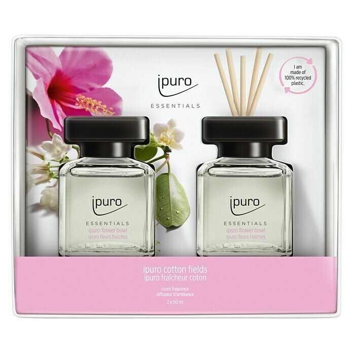 Ipuro Essentials Coffret cadeau de parfum d’ambiance Flowerbowl