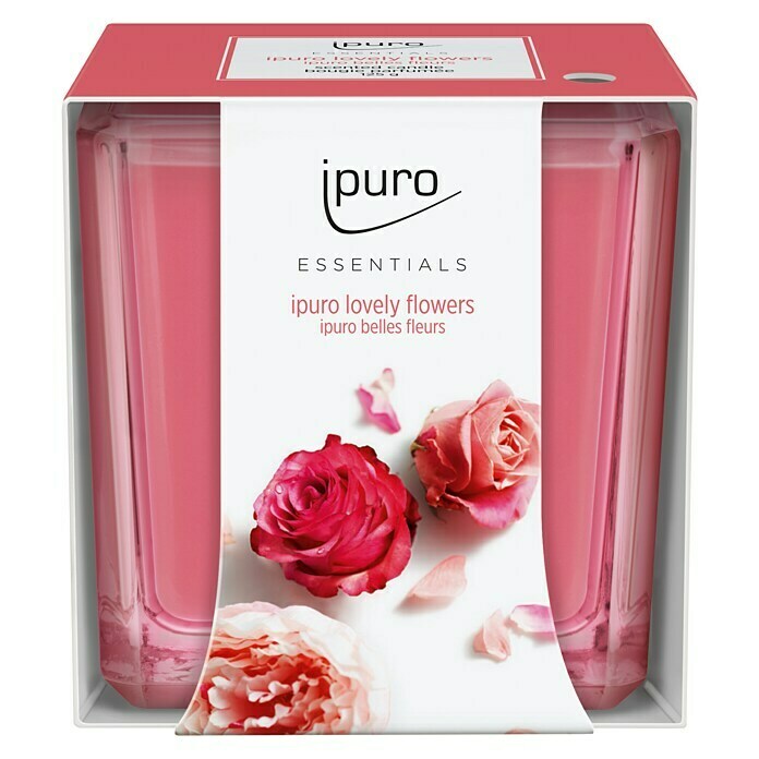 Ipuro Essentials Duftkerze (Im Glas, Lovely Flowers)