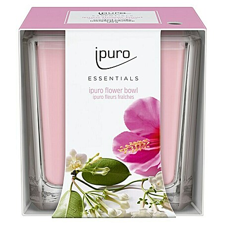 Ipuro Essentials Duftkerze (Im Glas, Flower Bowl)