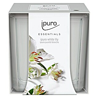 Ipuro Essentials Duftkerze (Im Glas, White Lily)
