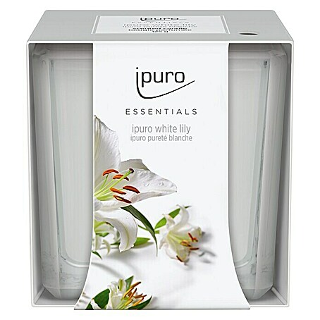 Ipuro Essentials Duftkerze (Im Glas, White Lily)