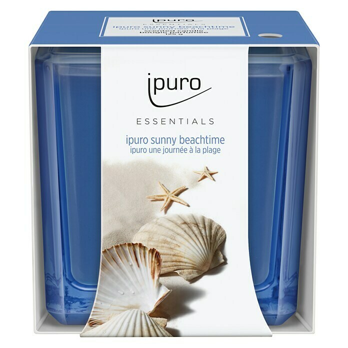 Ipuro Essentials Duftkerze (Im Glas, Sunny Beachtime)