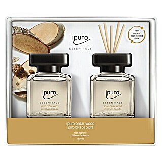 Ipuro Essentials Kamergeur (Cedar Wood, 2 st., 50 ml)