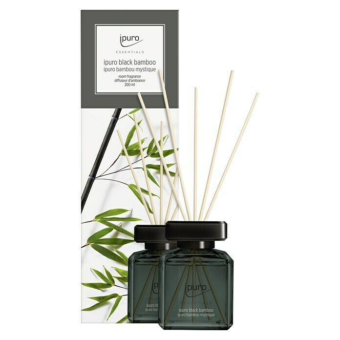 Ipuro Essentials RaumduftBlack Bamboo, 200 ml Front View