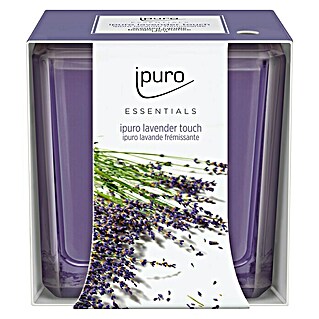 Ipuro Essentials Duftkerze (Im Glas, Lavender Touch)