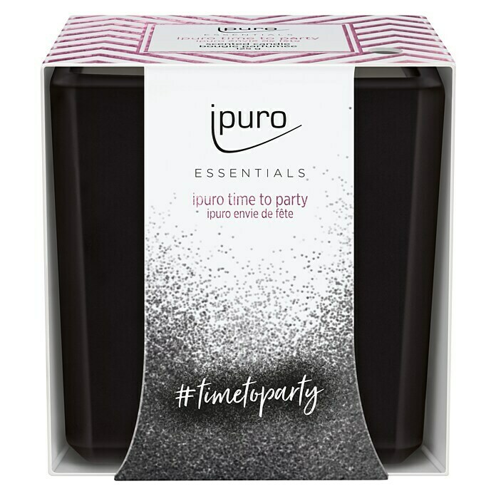 Ipuro Essentials DuftkerzeIm Glas, Time For Party Front View