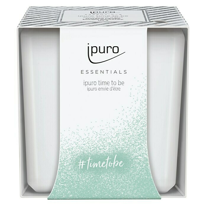 Ipuro Essentials DuftkerzeIm Glas, Time to be Front View