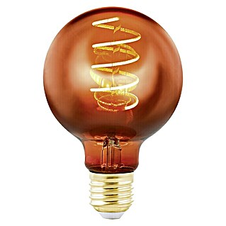 Eglo Ledlamp Koper Ø 12,5 cm - E27 - 4W - Warm wit - Dimbaar (E27, 4 W, G80, 50 lm)