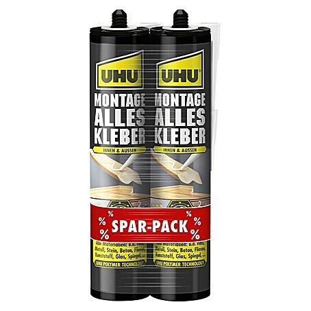 UHU Montagekleber Alleskleber (425 g, 2 Stk.)