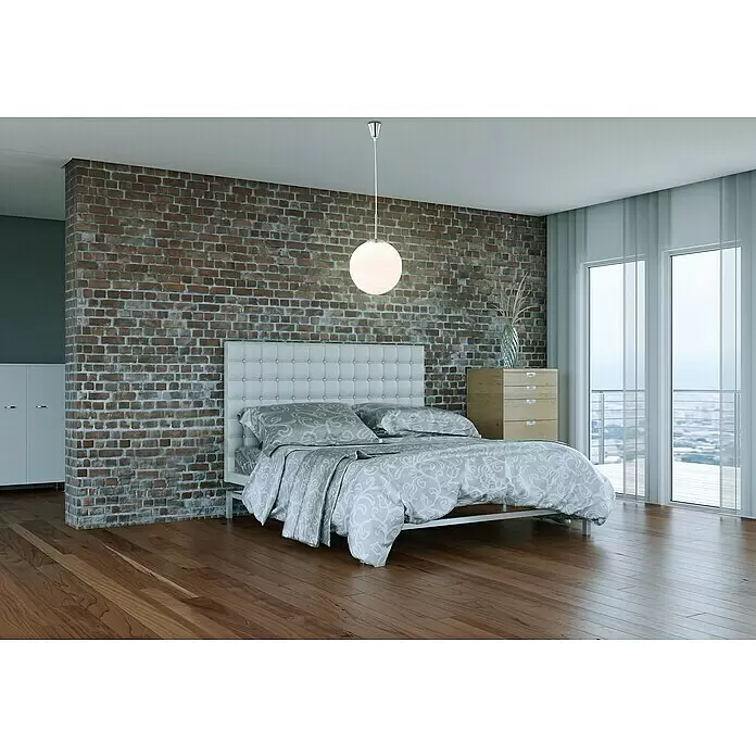 Globo LED-Pendelleuchte Balla - 60 W, Ø x H: 30 x 180 cm, Nickel, E27 - Stimmungsaufnahme