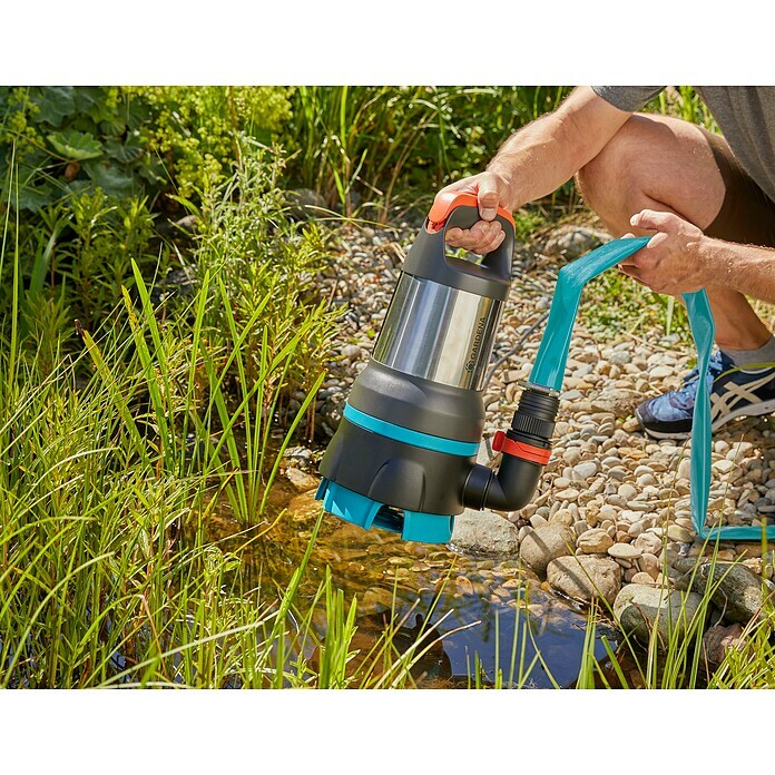 Gardena Tauchpumpe 19500 Aquasensor860 W, Max. Fördermenge: 19.500 l/h, Geeignet für: Sauberes & verschmutztes Wasser Use Shot