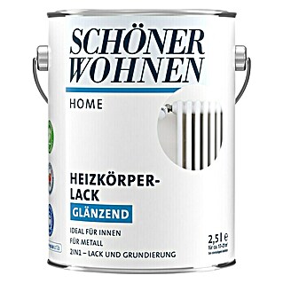 SCHÖNER WOHNEN-Farbe Home Heizkörperlack (Weiß, 2,5 l, Glänzend)