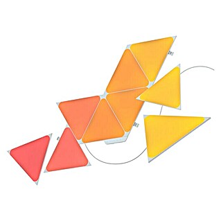 Nanoleaf Kit de arranque Forma Triángulo 10 unidades 2da generación (9 ud., Blanco, RGBW, Triángulos, Capacidades Smart Home: Sí)