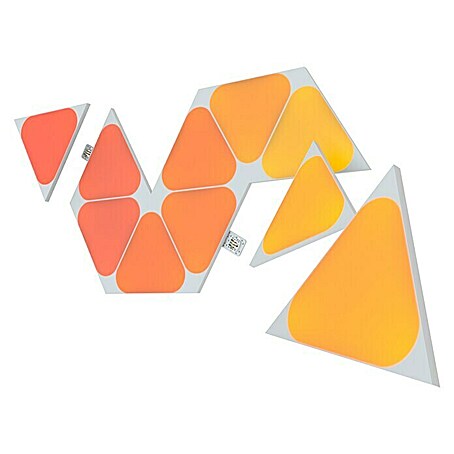 Nanoleaf Erweiterungskit Shapes Mini Triangles 10 Panels (10 Stk., Weiß, RGBW, Mini Triangles, Smart Home-fähig: Ja)