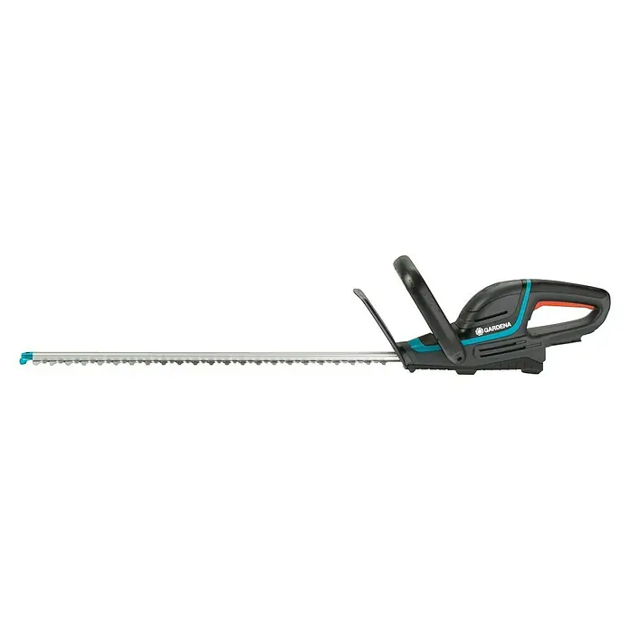 Gardena Power for All 18V Akku-Heckenschere ComfortCut 60 - 18 V, Li-Ionen, Ohne Akku, Schwertlänge: 60 cm - Eine Gardena Akku-Heckenschere mit langem Schwert, ideal zum Trimmen von Hecken und Sträuchern im Garten.