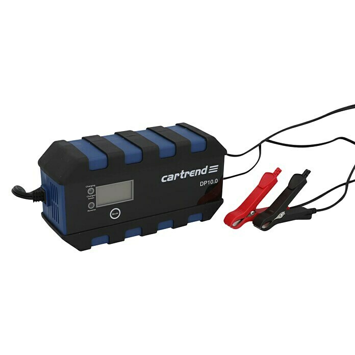 Cartrend Batterie-Ladegerät Mikroprozessor DP 10.0Ausgangsspannung: 12 V/24 V, Ausgangsstrom: 10 A Diagonal View