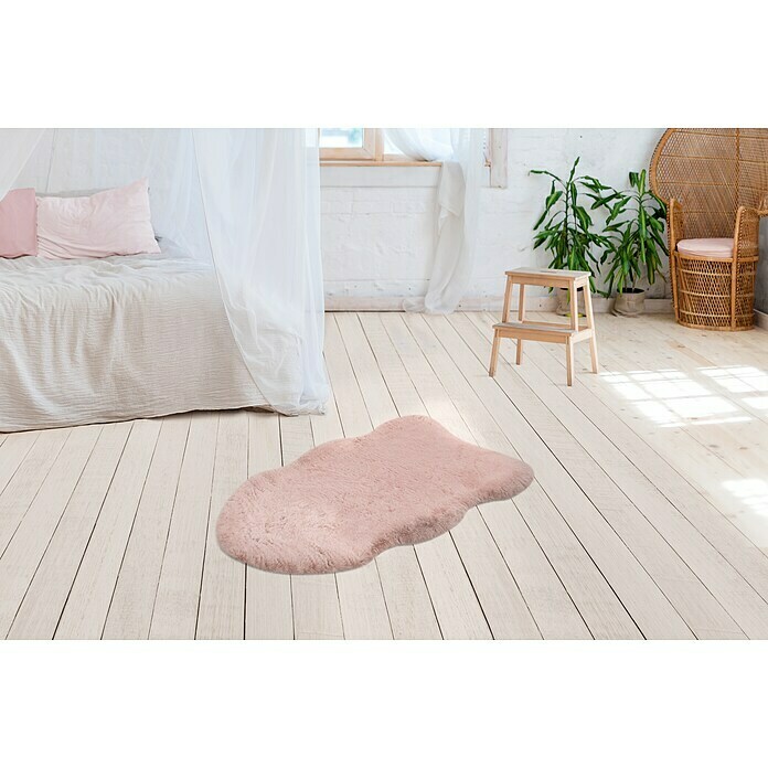 Deko-Kunstfell HappyTieroptik, Rosa, 90 x 60 cm, 100 % Polyester (Flor) Mood Shot