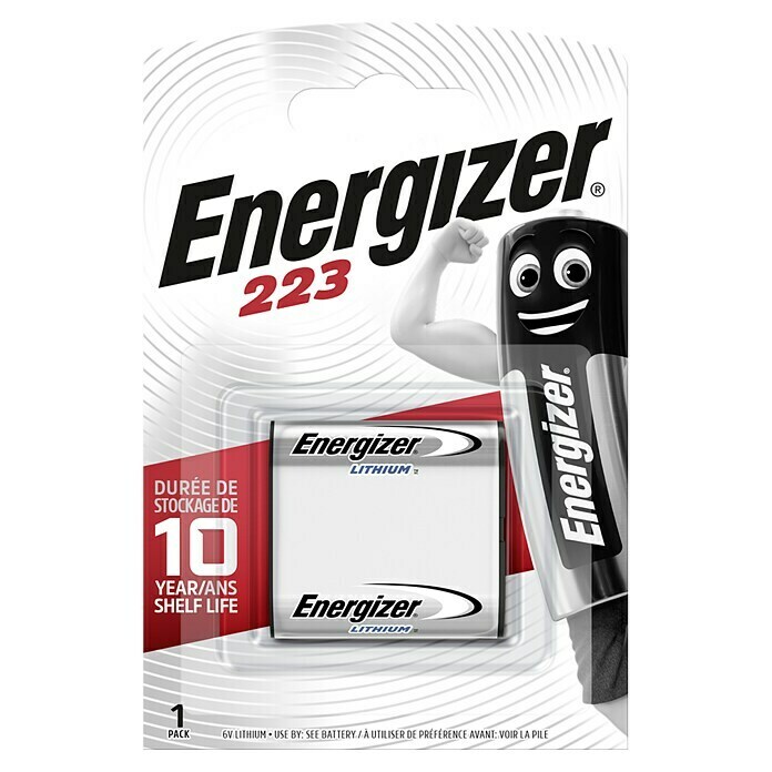 Energizer Lithium Batterie 2236 V, 1 Stk. Front View