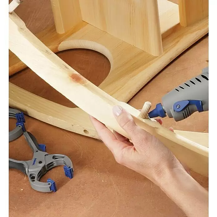 Dremel Mehrzweck-Klebestift GG 11 - 11 mm, Passend für: Dremel Heißklebepistole Mod. 940, 12 Stk. - Anwendungsbeispiel
