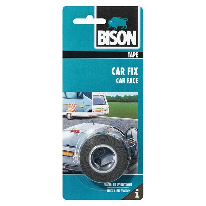 Afbeelding van Bison Dubbelzijdig tape Car Fix Tape 1,5 m Lengte: 1